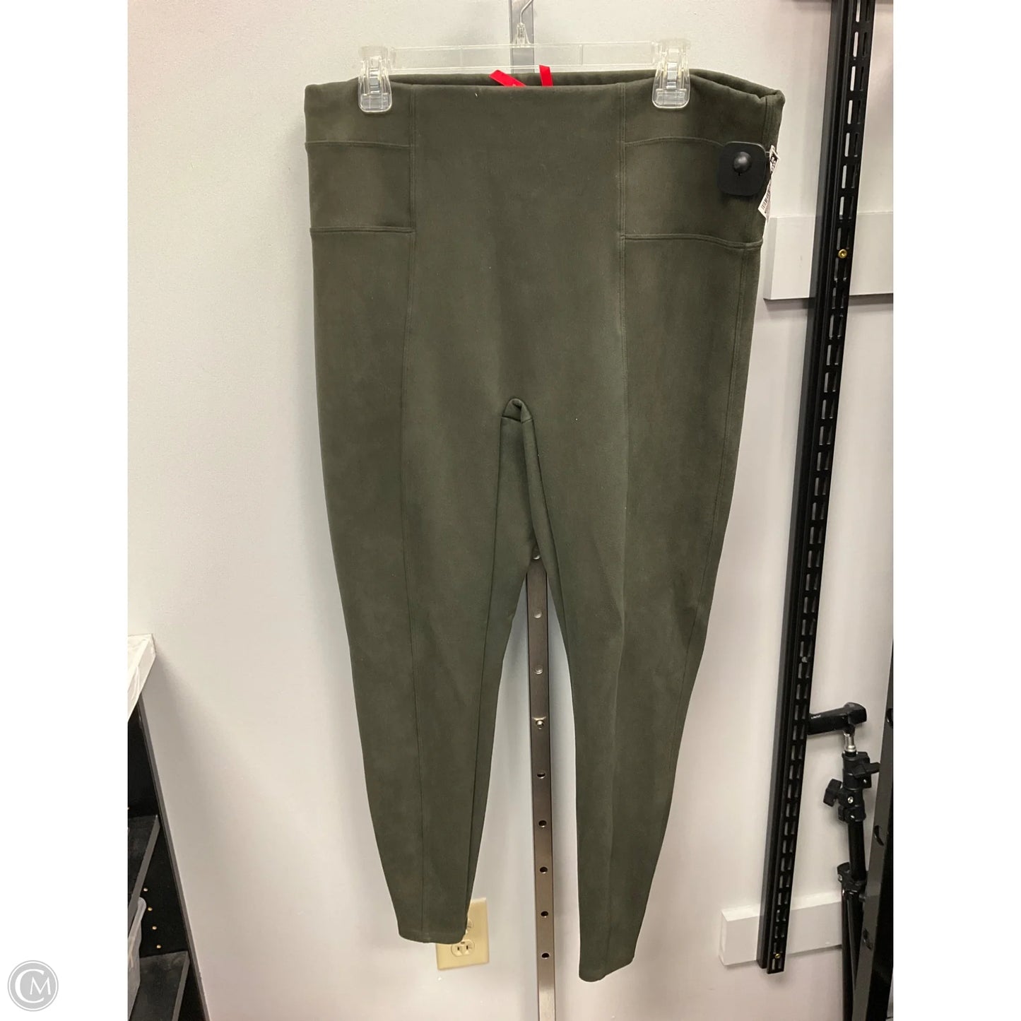 Pants Leggings By Spanx In Green, Size: Xl