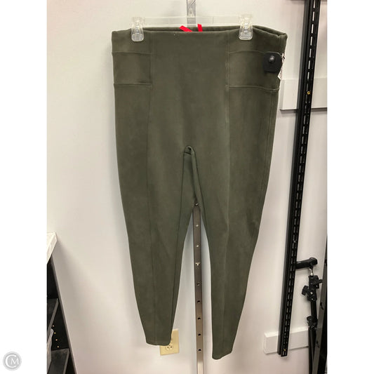 Pants Leggings By Spanx In Green, Size: Xl