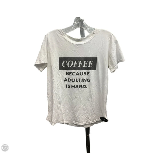 Top Short Sleeve By Saturday/sunday In White, Size: Xs