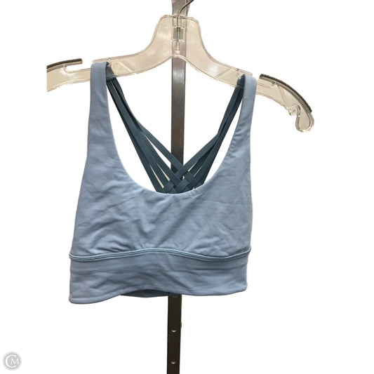 Athletic Bra By Lululemon In Blue, Size: 6