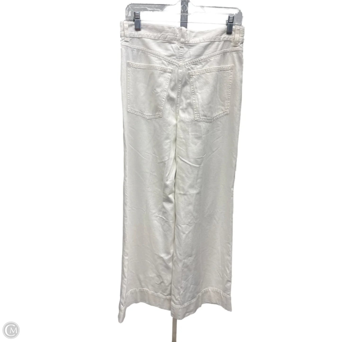 Jeans Wide Leg By Madewell In Cream, Size: 4
