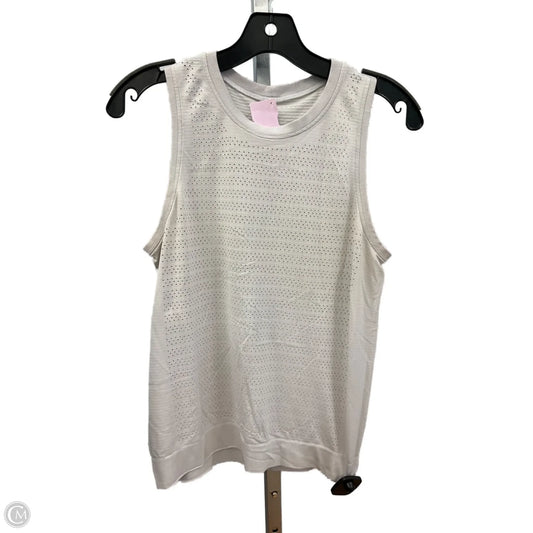 Athletic Tank Top By Lululemon In Cream, Size: S