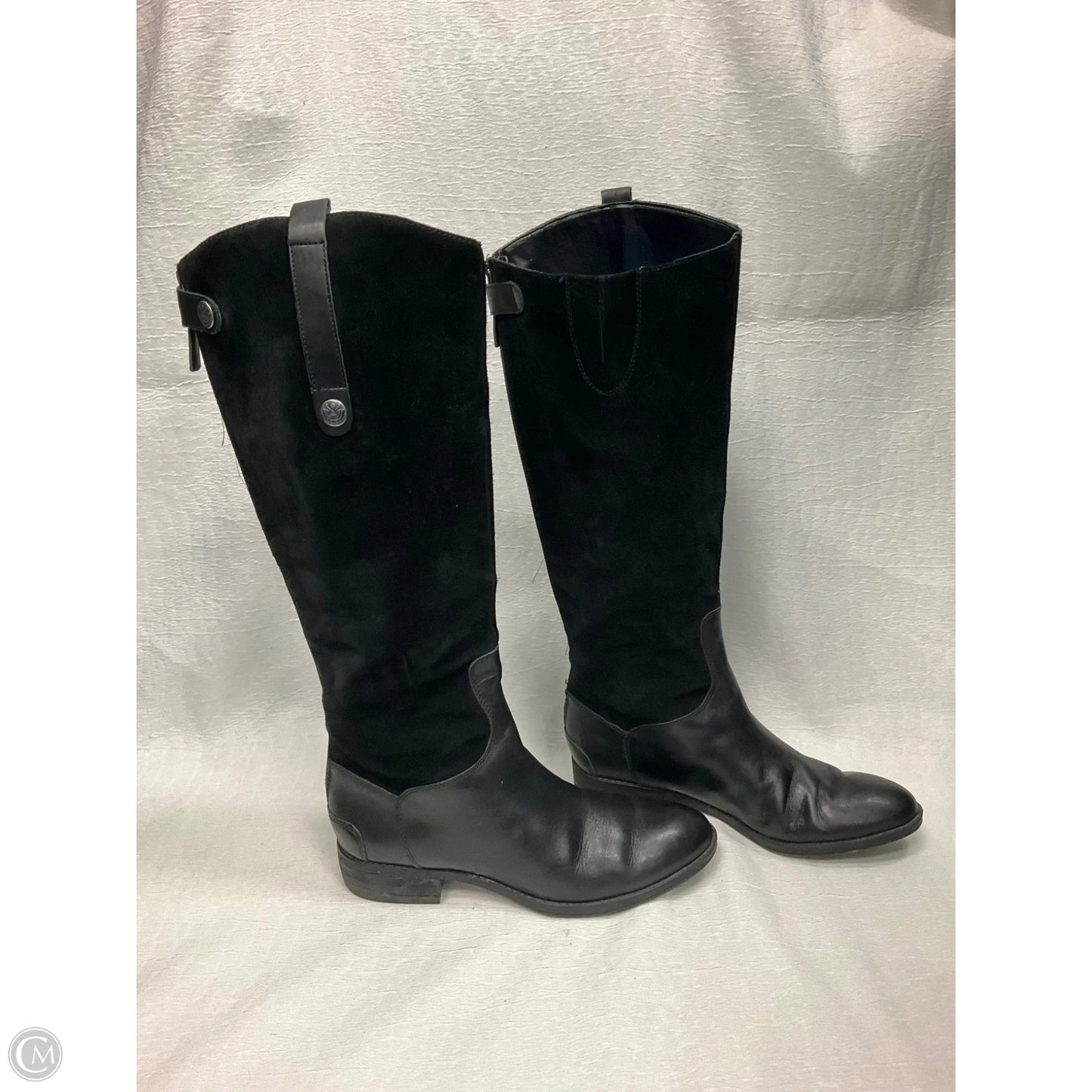Boots Knee Flats By Sam Edelman In Black, Size: 7.5