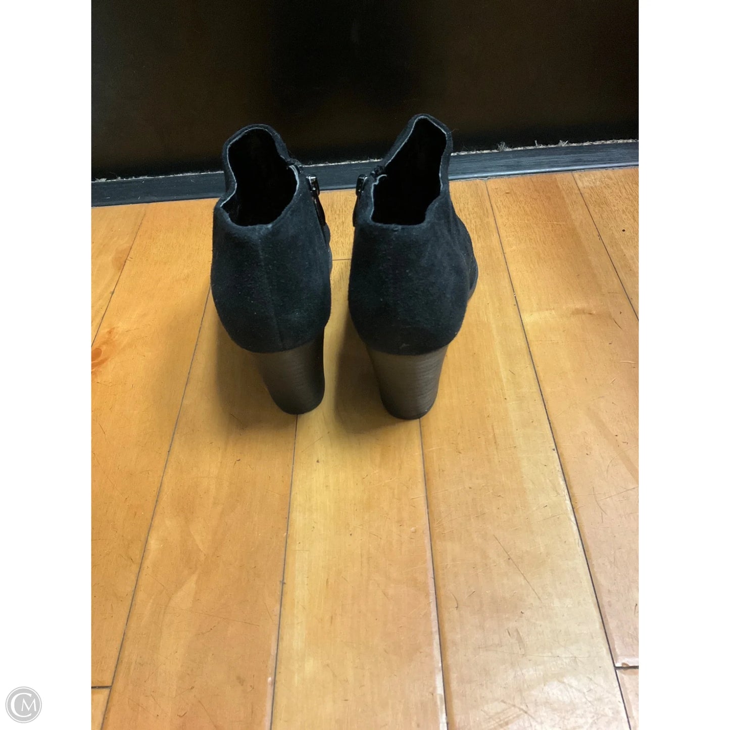 Boots Ankle Heels By Franco Sarto In Black, Size: 7