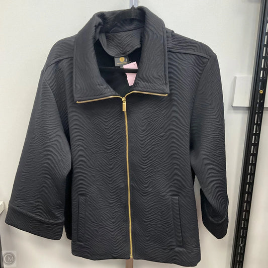 Jacket Other By Jm Collections In Black, Size: Xl
