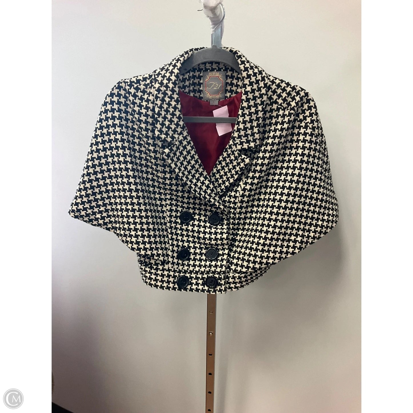 Jacket Other By Clothes Mentor In Black & White, Size: L