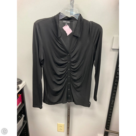 Top Long Sleeve By Clothes Mentor In Black, Size: S
