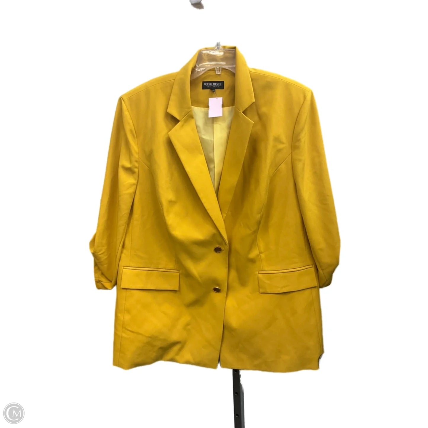 Blazer By John Meyer In Yellow, Size: 22