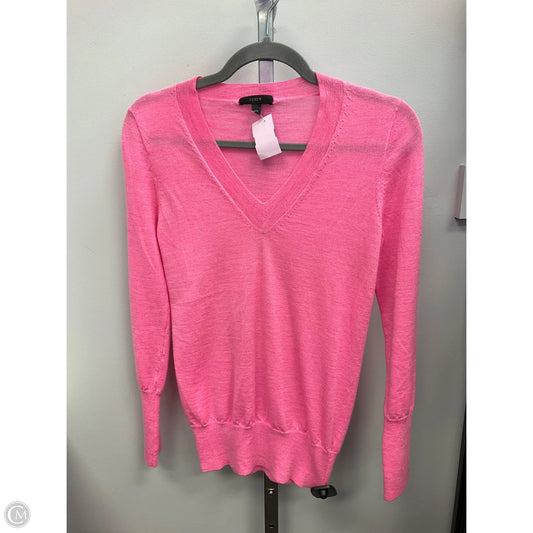 Top Long Sleeve By J. Crew In Pink, Size: Xs