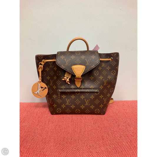 Backpack Luxury Designer By Louis Vuitton, Size: Medium