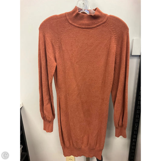 Dress Sweater By Clothes Mentor In Orange, Size: M