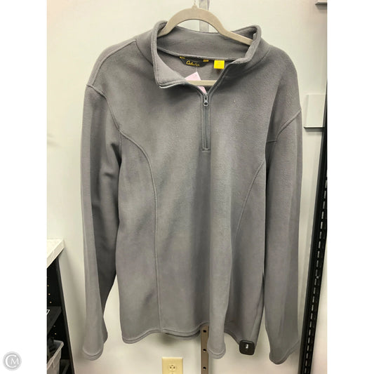 Jacket Fleece By Cabelas In Grey, Size: 2x