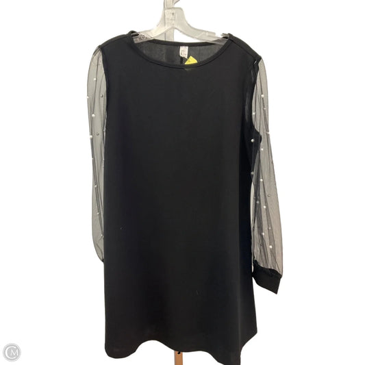 Dress Party Midi By Clothes Mentor In Black, Size: L