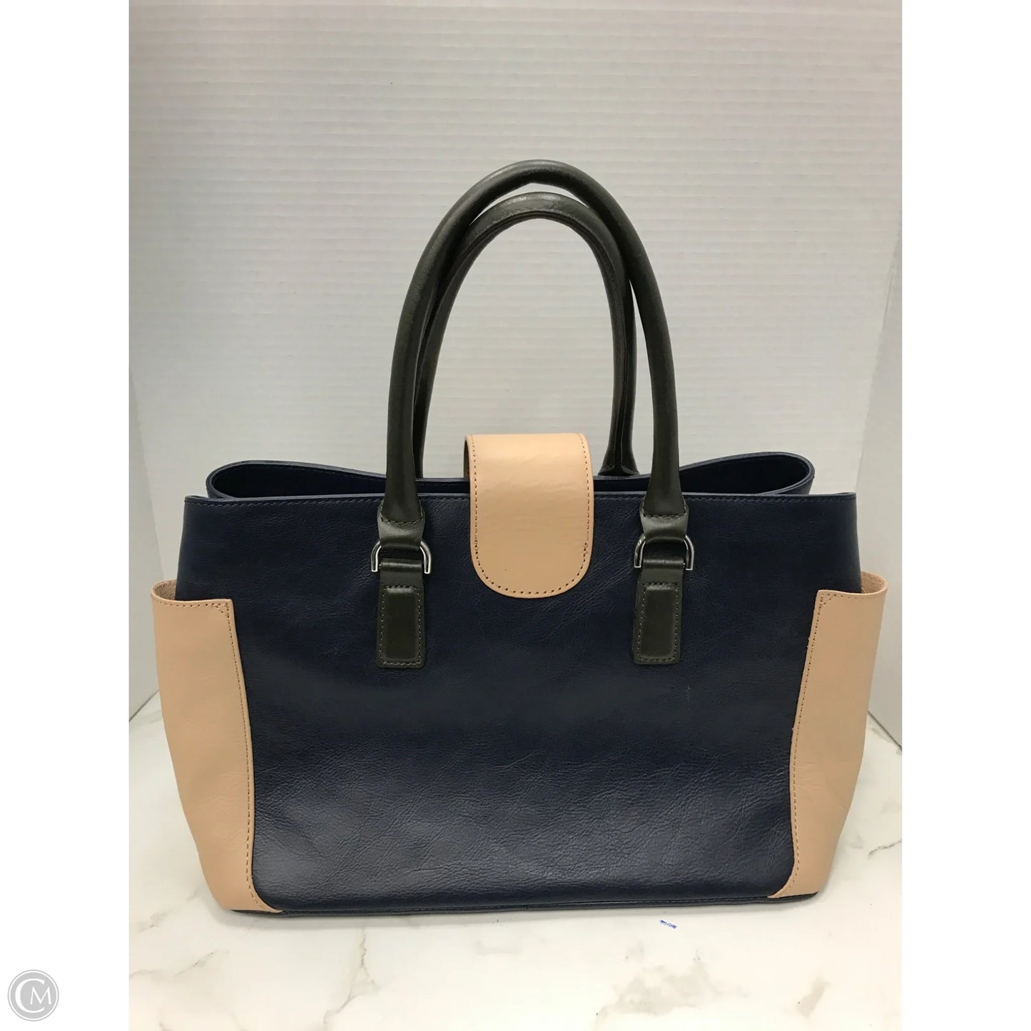 Handbag Leather By Talbots, Size: Medium