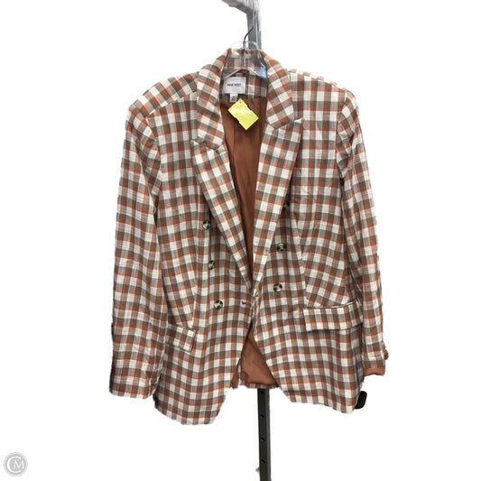 Blazer By Nine West In Plaid Pattern, Size: Xl