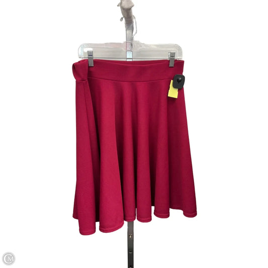 Skirt Mini & Short By Clothes Mentor In Pink, Size: Xl