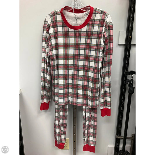 Pajamas 2pc By Pottery Barn In Plaid Pattern, Size: L