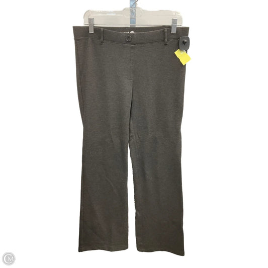 Pants Wide Leg By Betabrand In Grey, Size: L