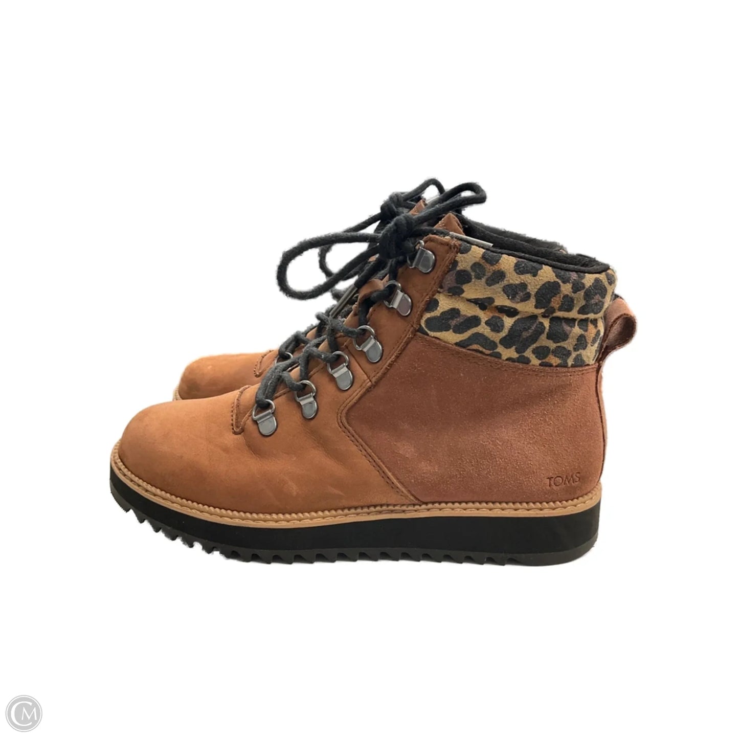 Boots Ankle Flats By Toms In Brown, Size: 7