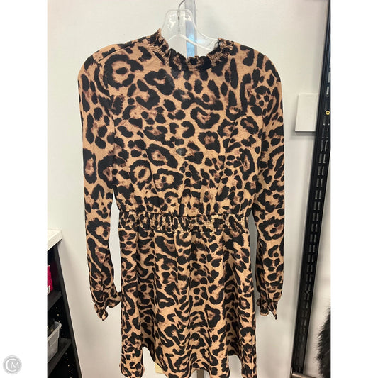 Dress Casual Short By Shein In Animal Print, Size: L