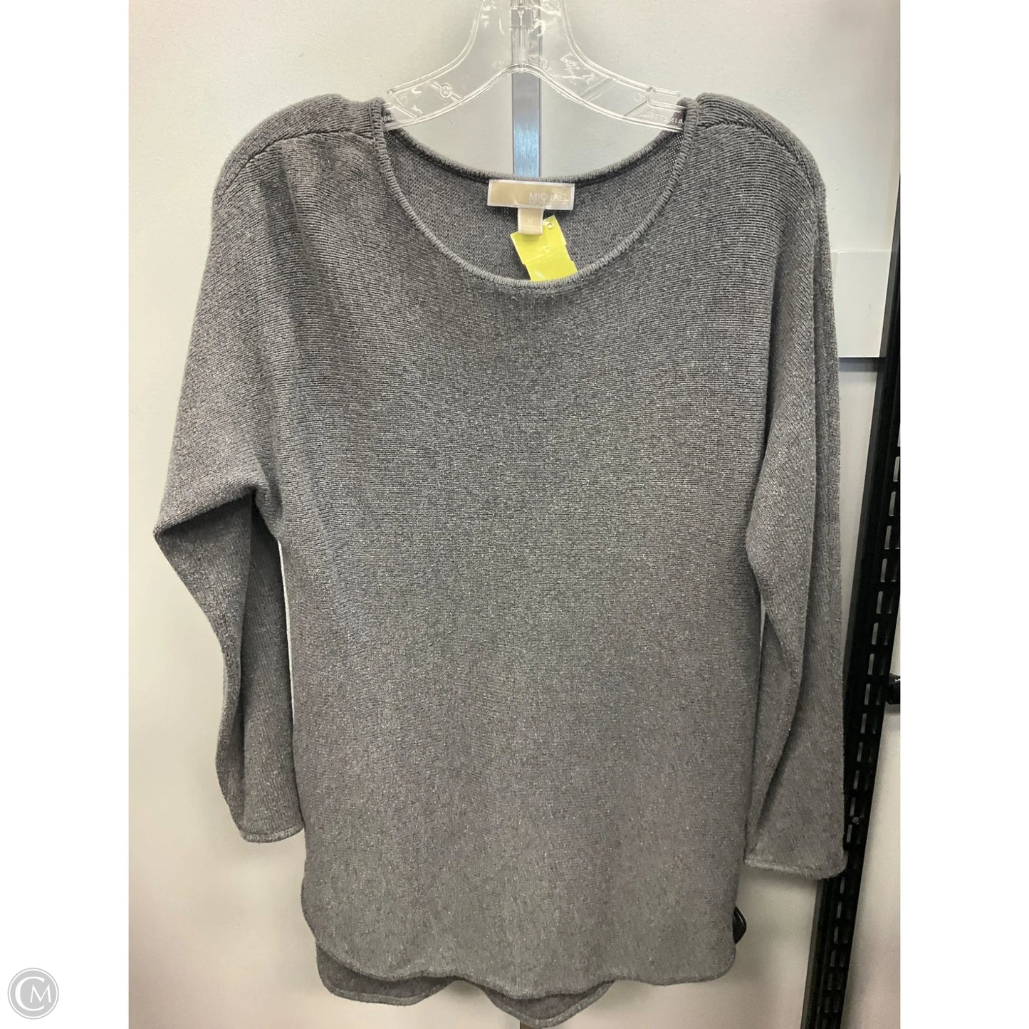 Top Long Sleeve By Michael By Michael Kors In Grey, Size: M