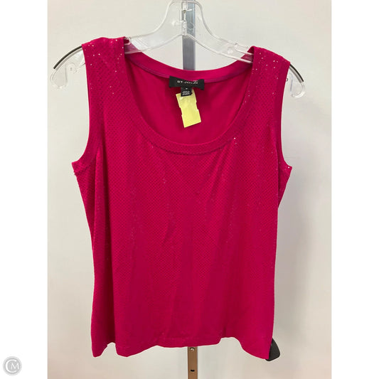 Tank Top By St. John In Pink, Size: M