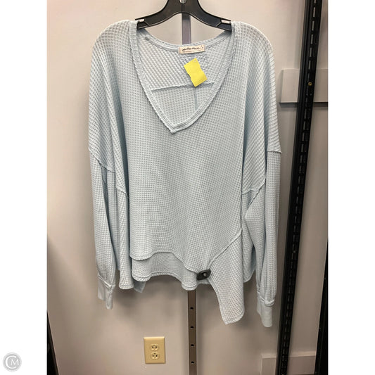 Top Long Sleeve By We The Free In Blue, Size: L