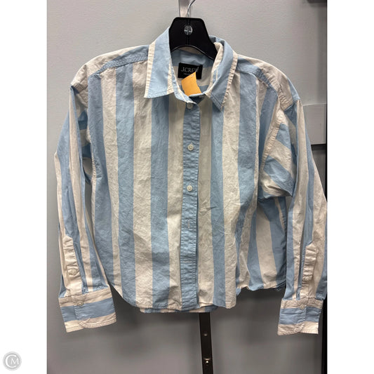 Top Long Sleeve By J. Crew In Blue, Size: 4