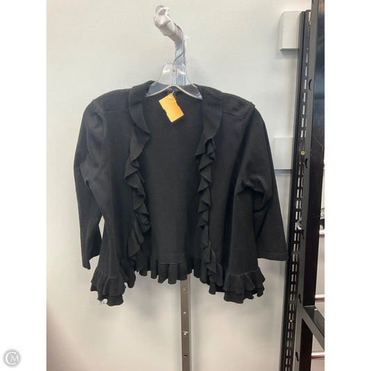 Sweater Cardigan By Style And Company In Black, Size: Mp