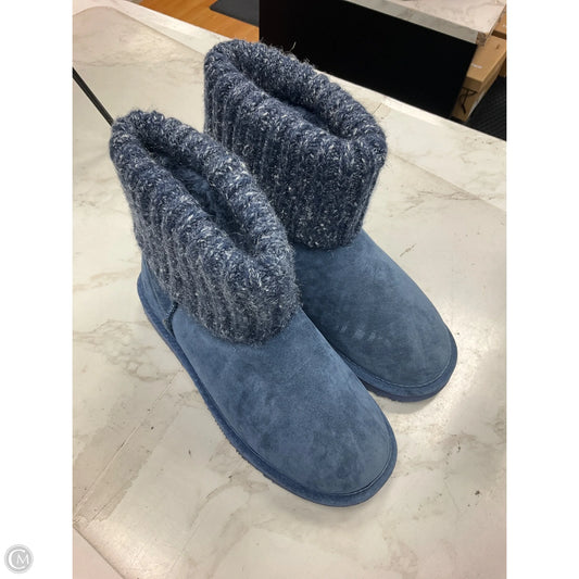 Boots Ankle Flats By Clothes Mentor In Blue, Size: 8