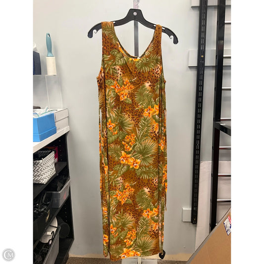 Dress Casual Maxi By Style Studio In Multi-colored, Size: L