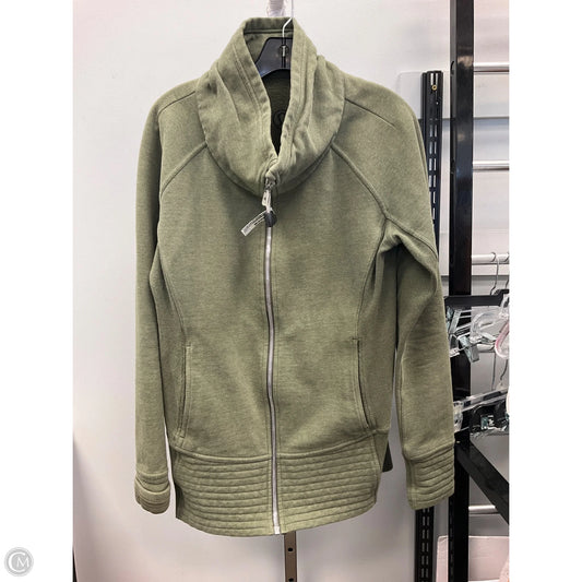 Athletic Jacket By Lululemon In Green, Size: 12