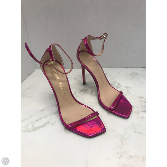 Shoes Designer By Stuart Weitzman In Pink, Size: 7.5