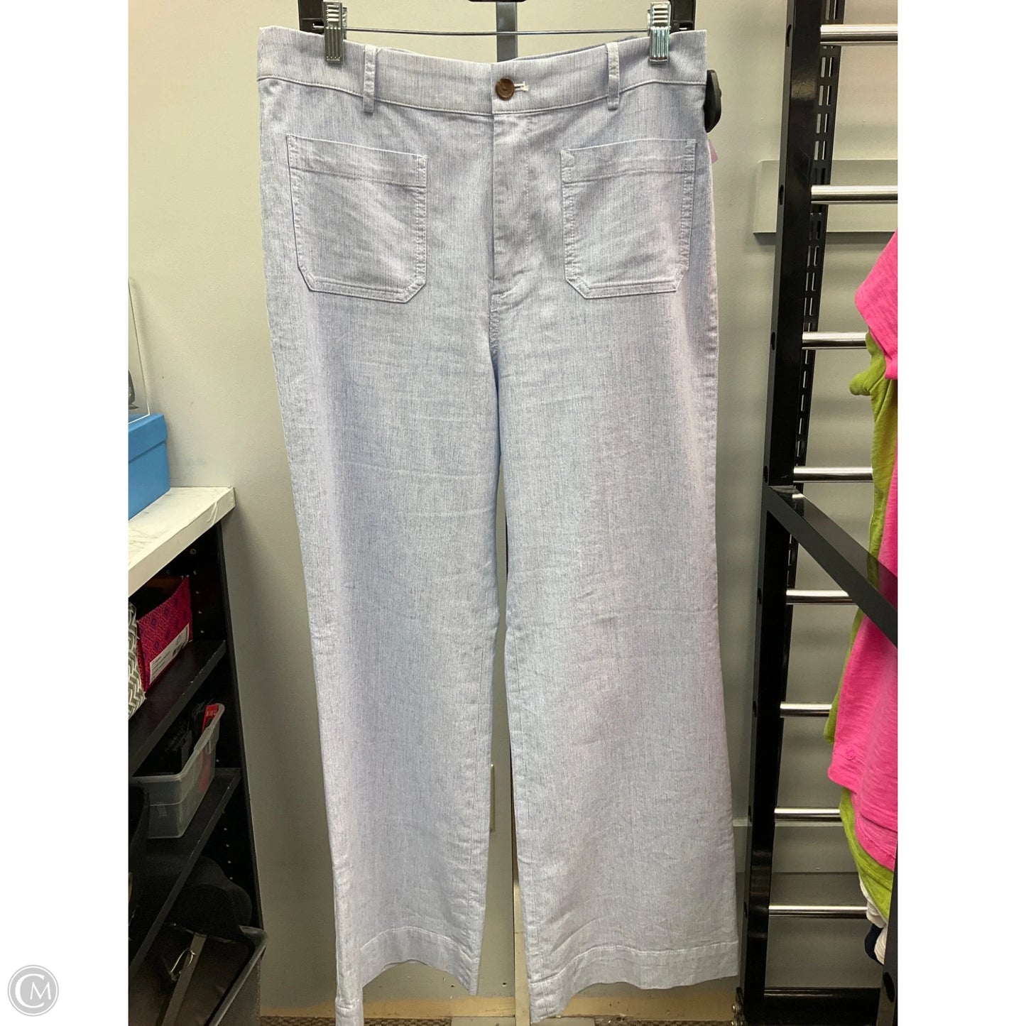 Pants Wide Leg By J. Crew In Blue, Size: 8