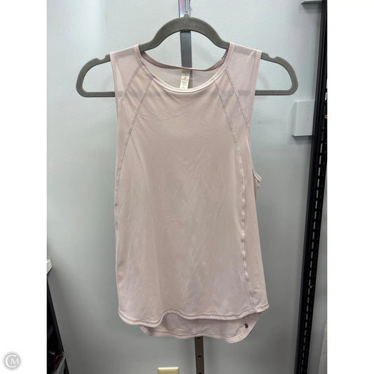 Athletic Tank Top By Lululemon In Pink, Size: 6