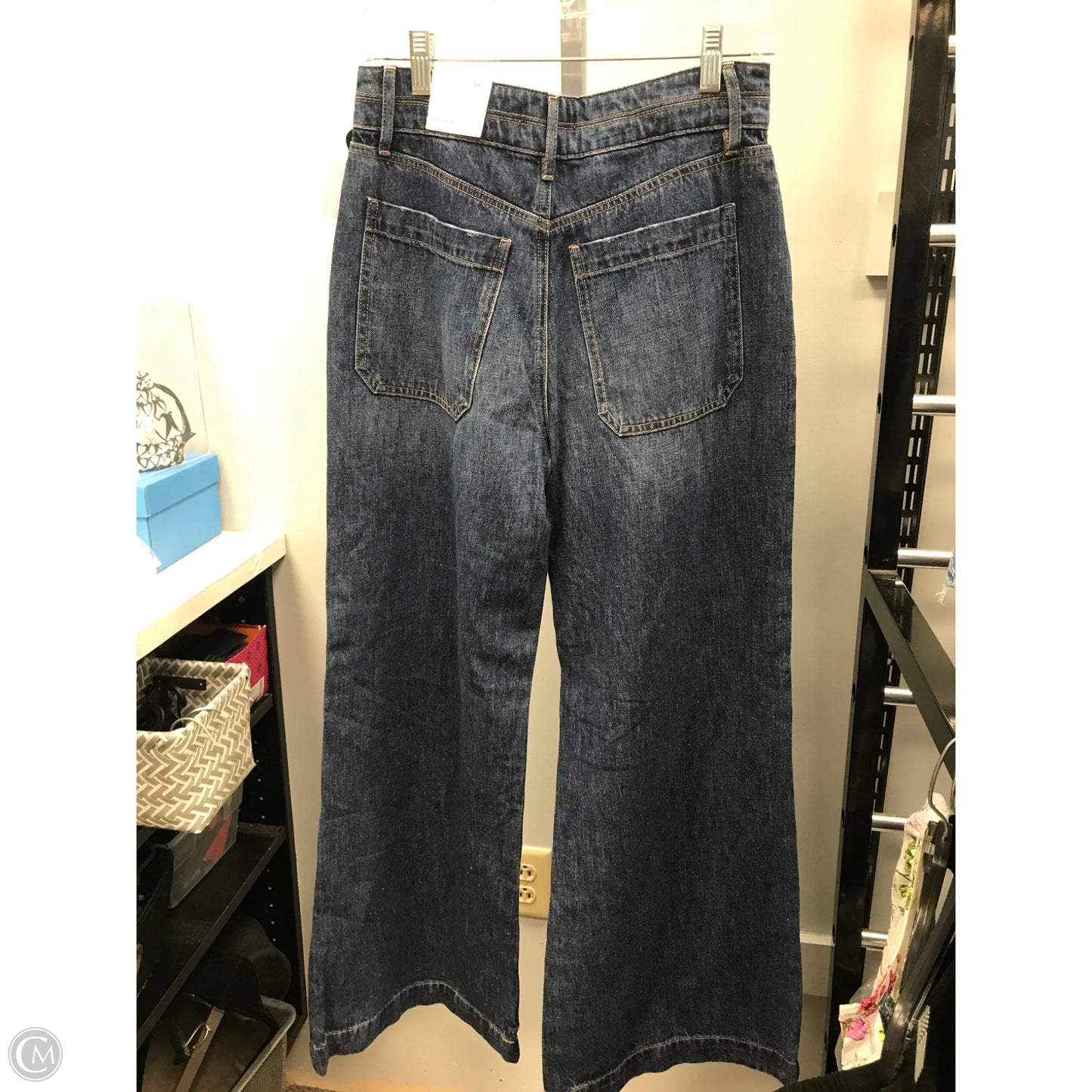 Jeans Wide Leg By Loft In Blue Denim, Size: 2
