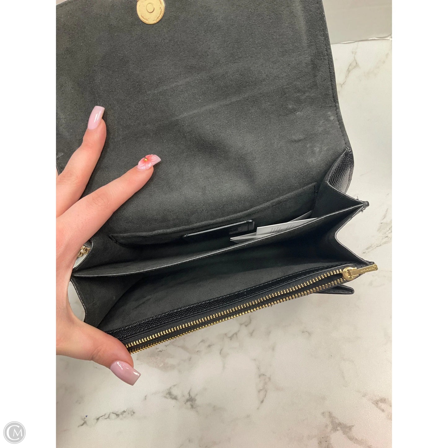Crossbody Designer By Coach, Size: Medium