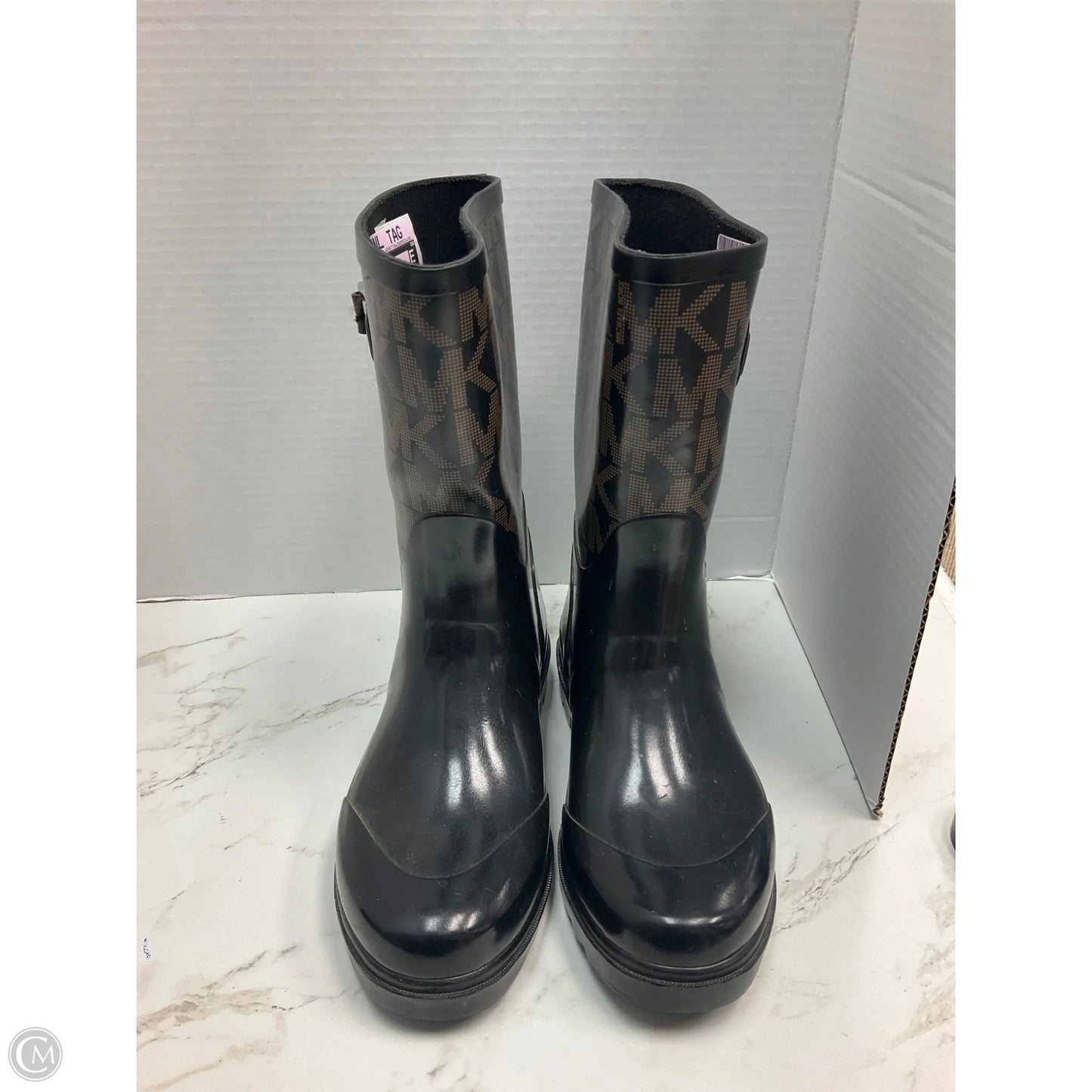Boots Designer By Michael Kors In Black, Size: 9
