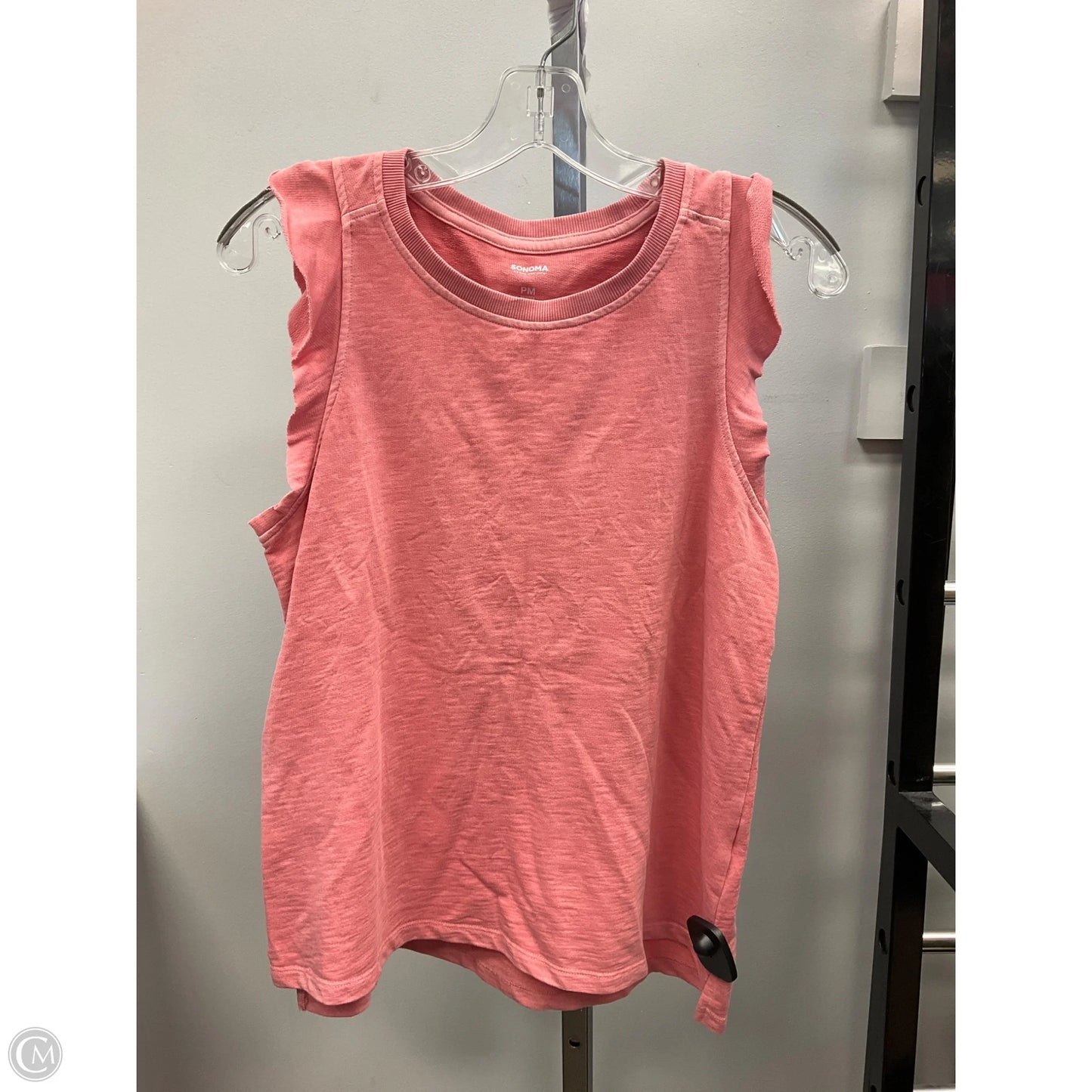 Top Sleeveless By Sonoma In Pink, Size: M