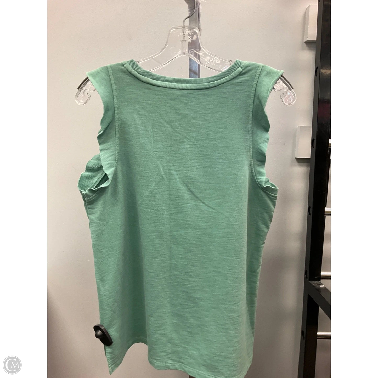 Top Sleeveless By Sonoma In Green, Size: M