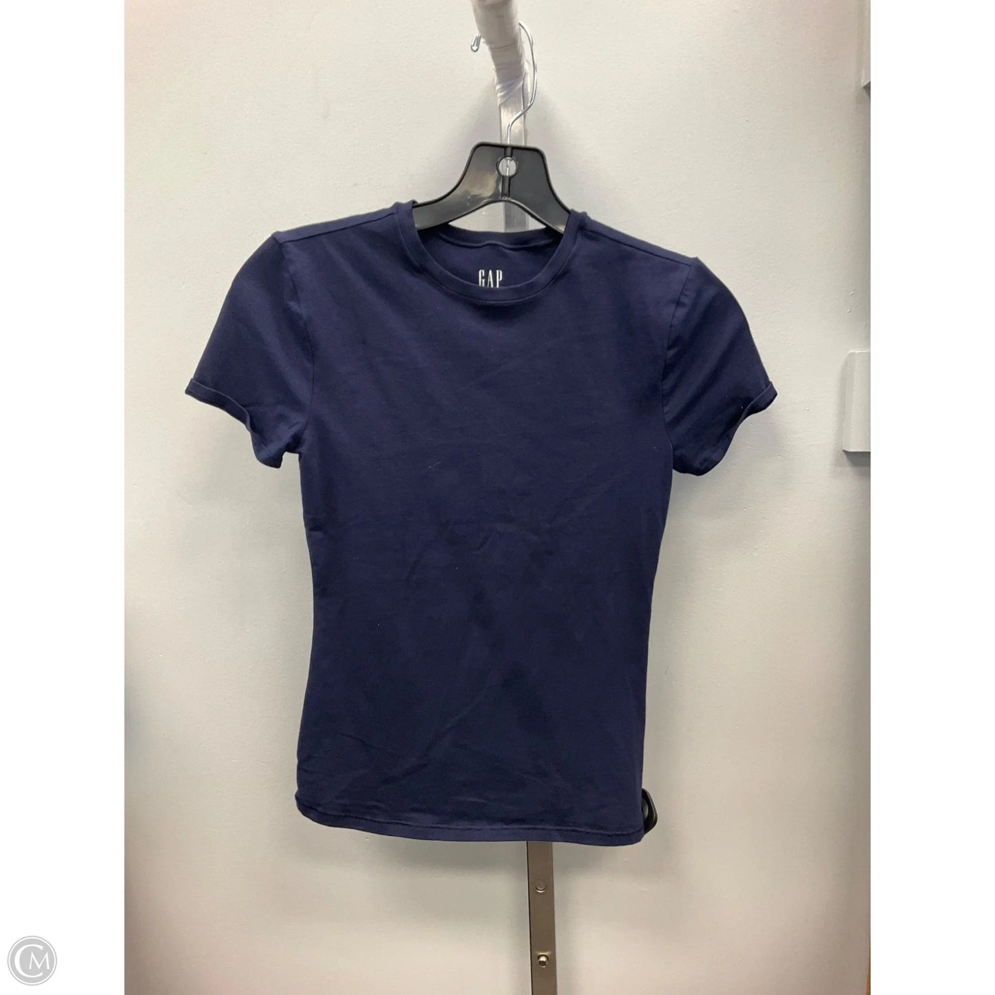 Top Short Sleeve By Gap In Navy, Size: Xs