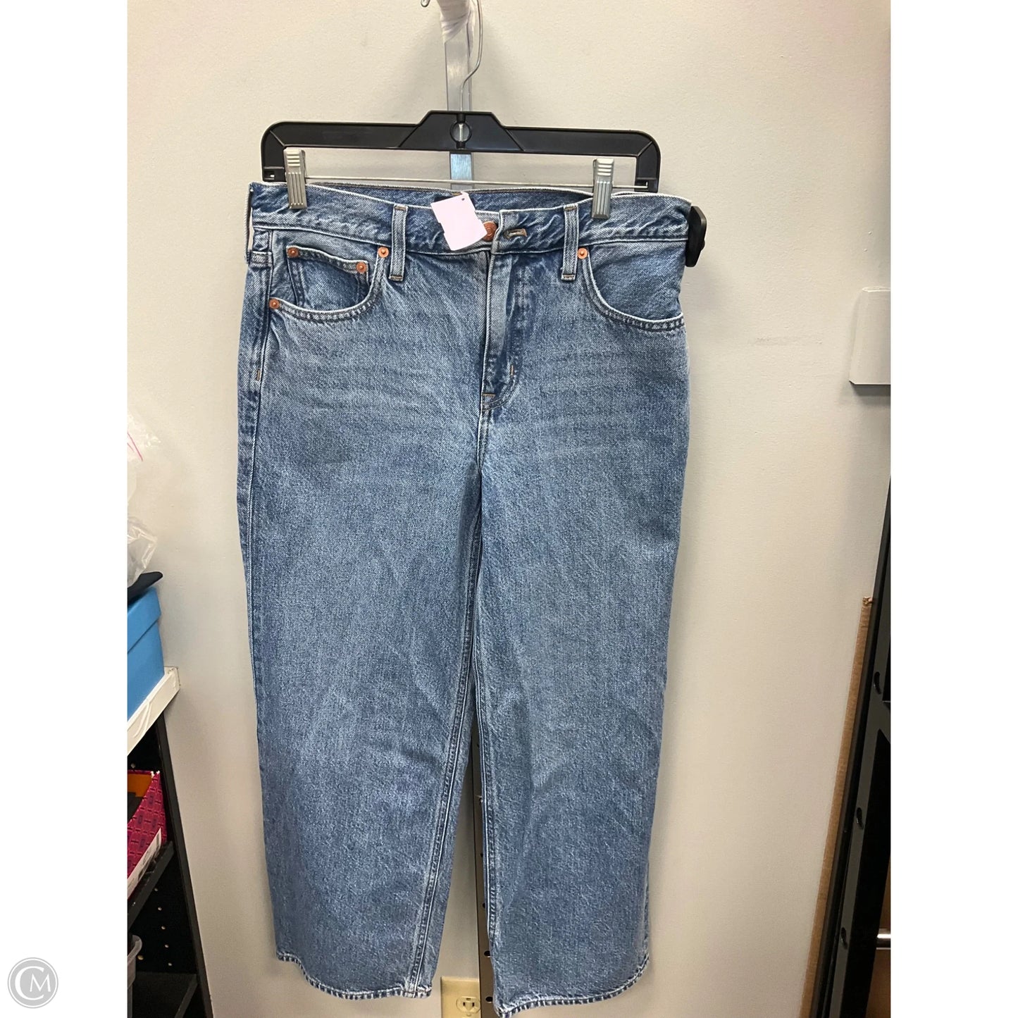 Jeans Wide Leg By J. Crew In Blue Denim, Size: 6