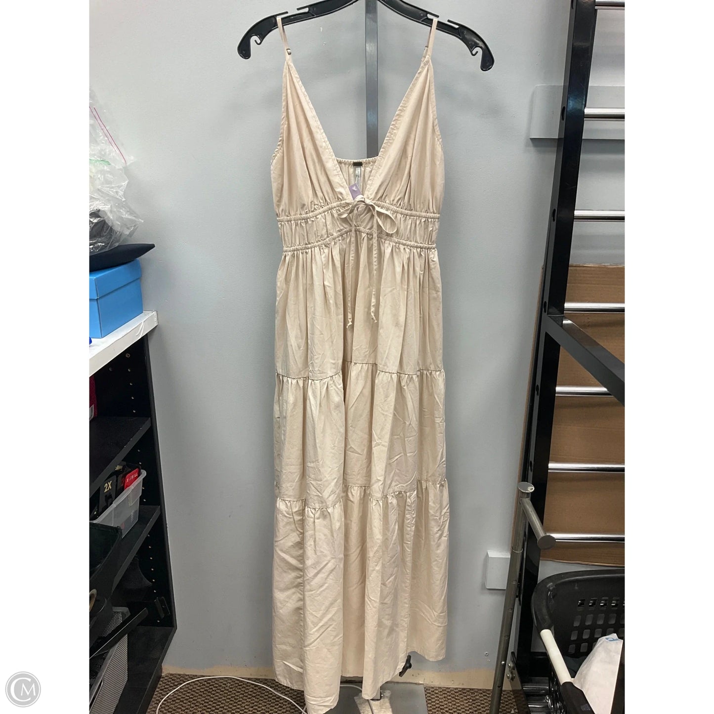 Dress Casual Maxi By Clothes Mentor In Cream, Size: S