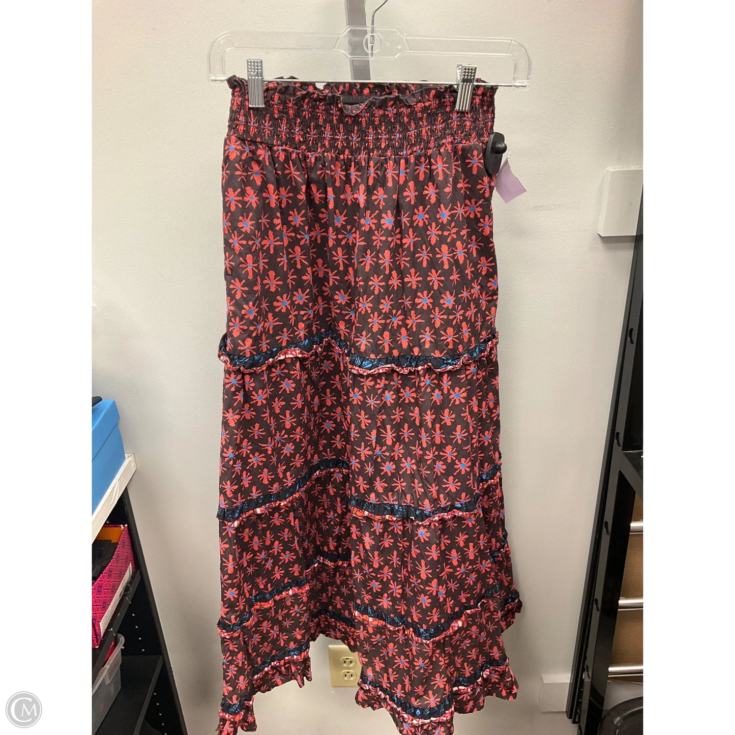 Skirt Maxi By Anthropologie In Floral Print, Size: S