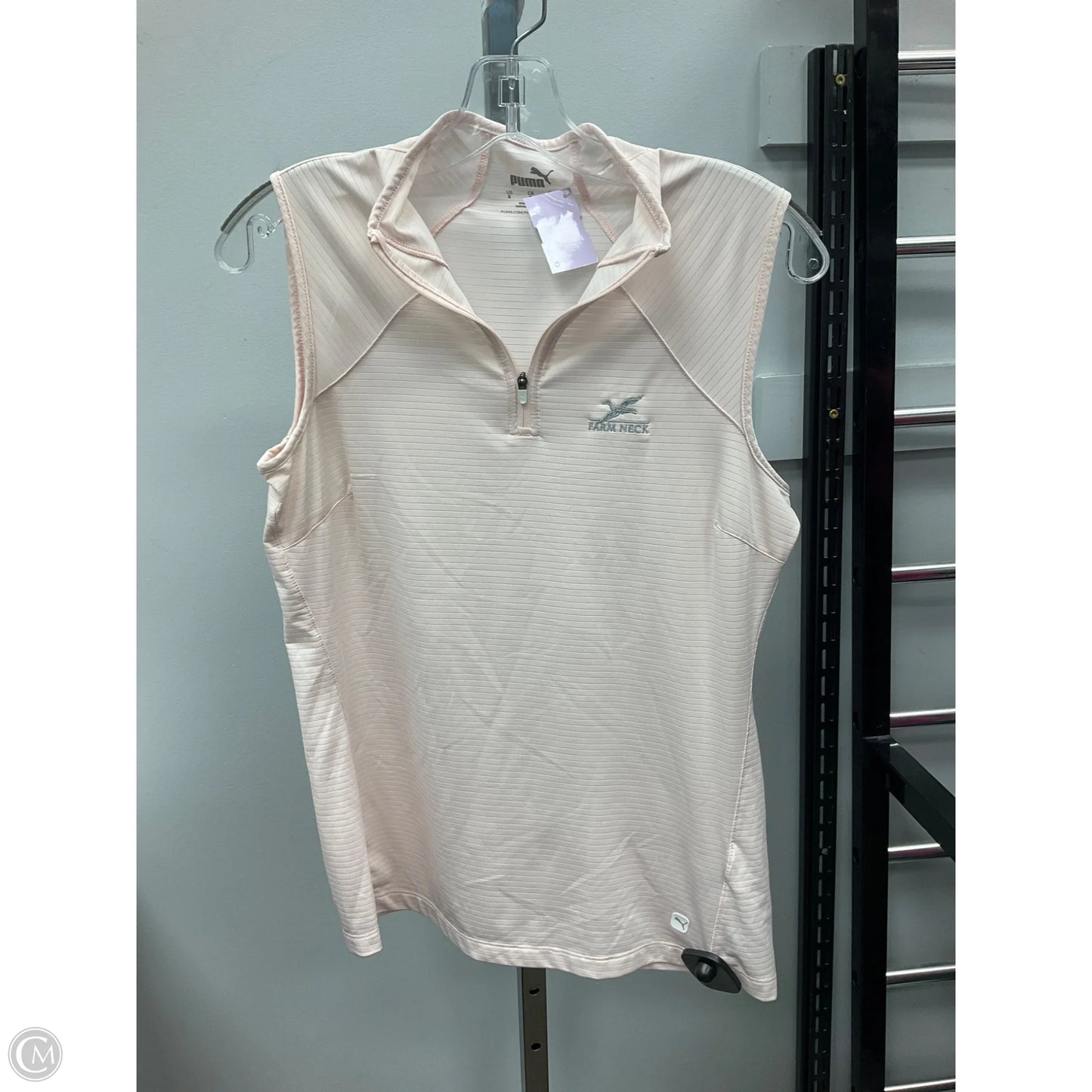 Athletic Tank Top By Puma In Pink, Size: S