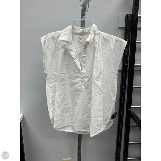 Top Sleeveless By Clothes Mentor In White, Size: S