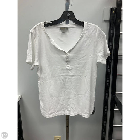 Top Short Sleeve By Style And Company In White, Size: S