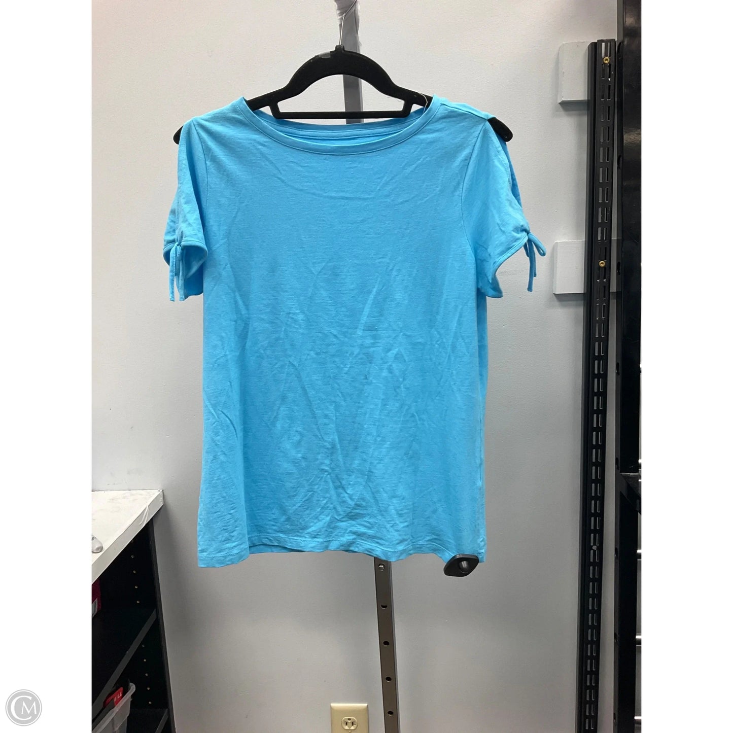 Top Short Sleeve By Talbots In Blue, Size: Sp