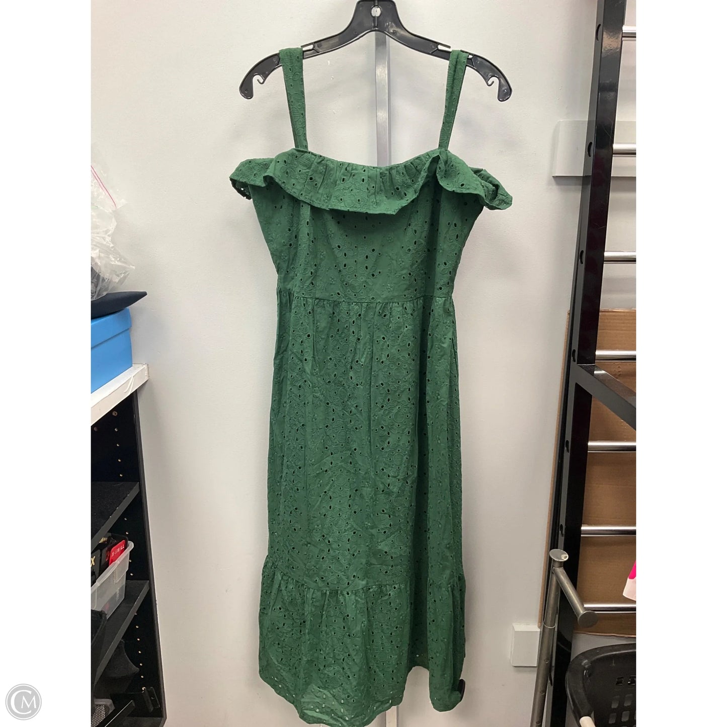 Dress Casual Midi By Loft In Green, Size: 2