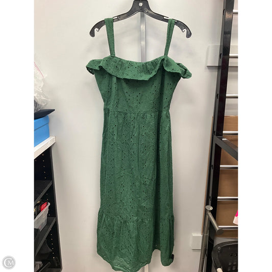 Dress Casual Midi By Loft In Green, Size: 2